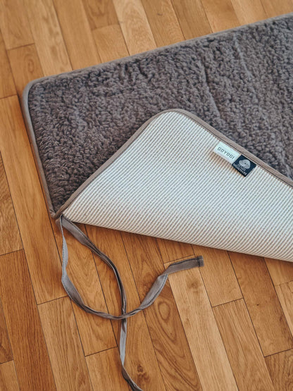 Release Wool Yoga Mat 90 x 200 cm - Light Brown