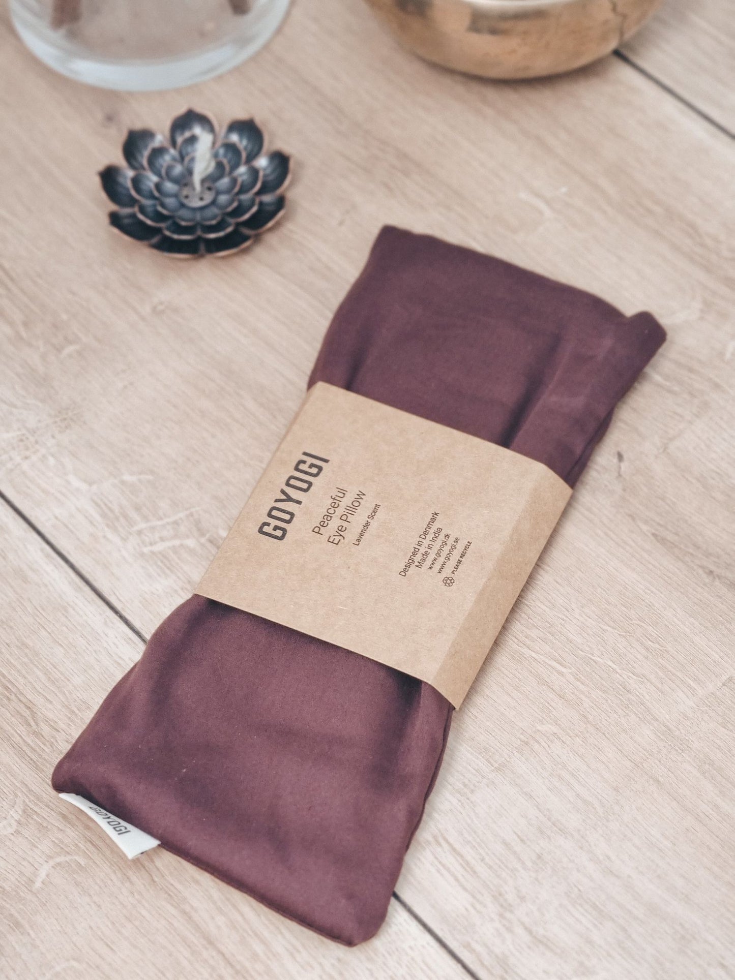 Peaceful Eye Pillow - Dark Brown