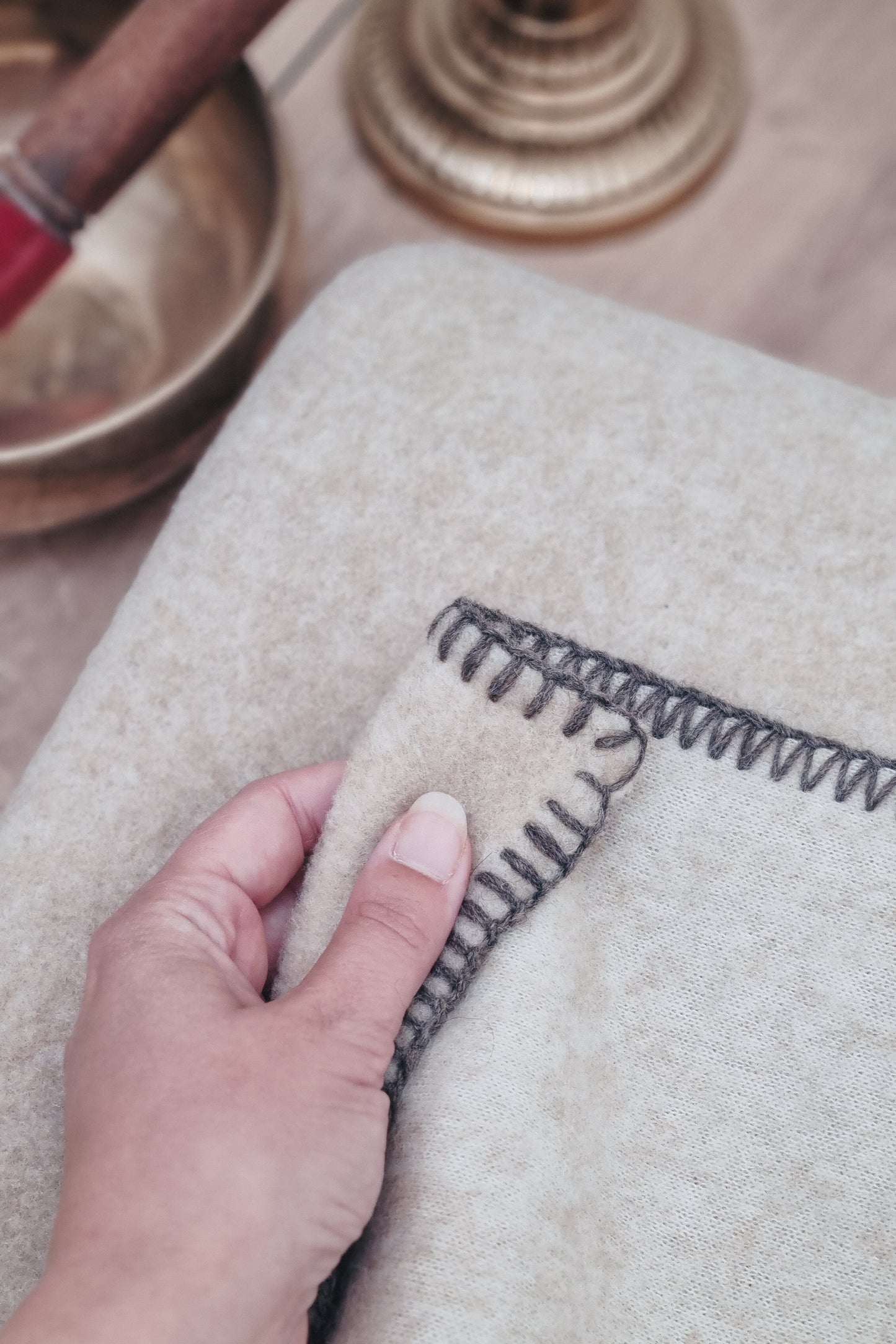 Release Wool Blanket - Beige