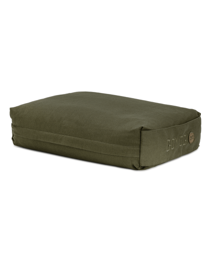 Calm Rektangulær Yoga Bolster - Dark Olive