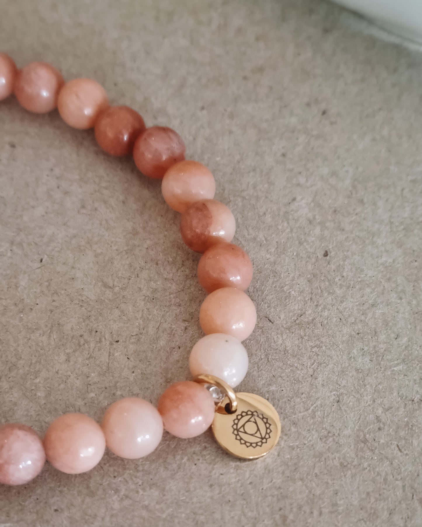 Mantra ENERGY bracelet - Frihed - Pink Aventurin -