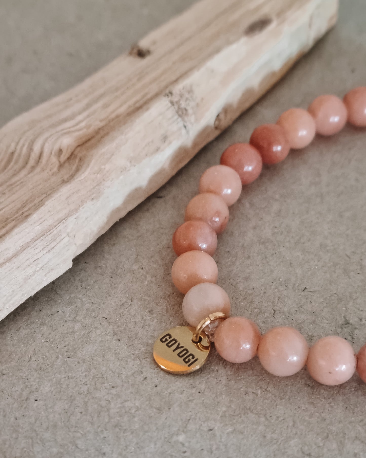 Mantra ENERGY bracelet - Frihed - Pink Aventurin -