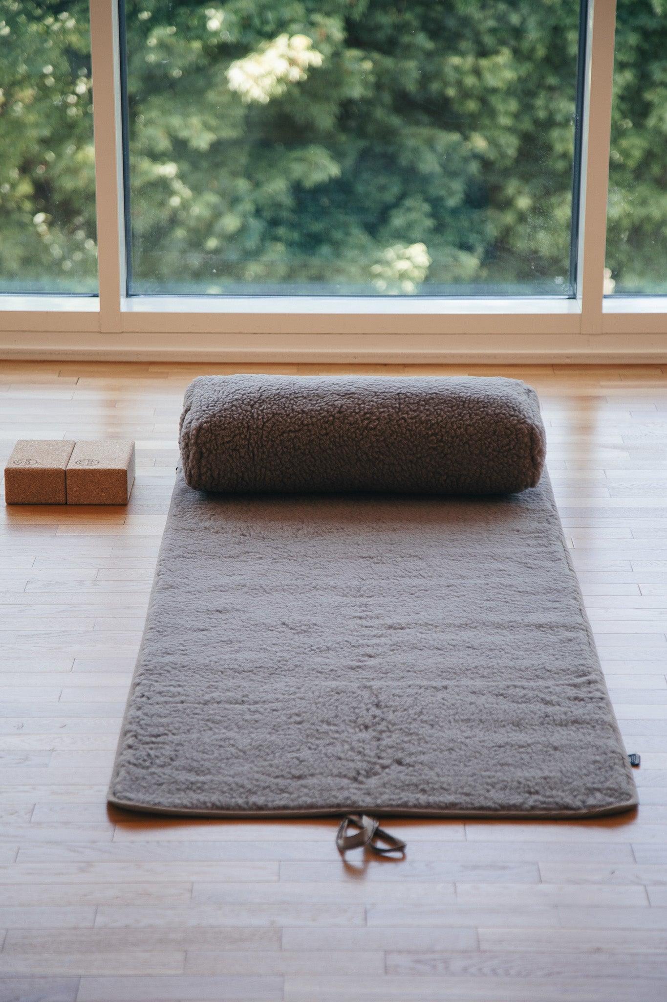 Release Wool Yoga Mat 75 x 200 cm - Light Brown