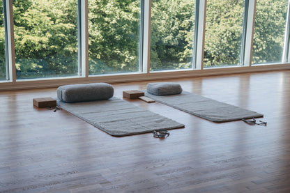 Release Wool Yoga Mat 90 x 200 cm - Light Grey