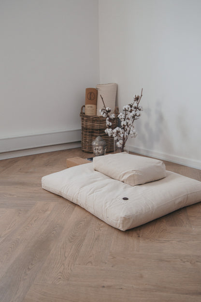 Traversin de Yoga Rectangulaire Calm - Naturel