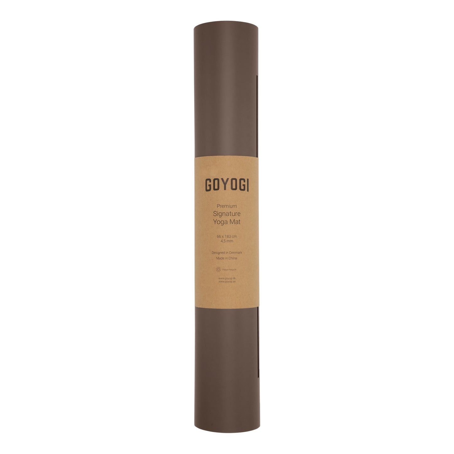 Premium Signature Yoga Mat - Dark Brown