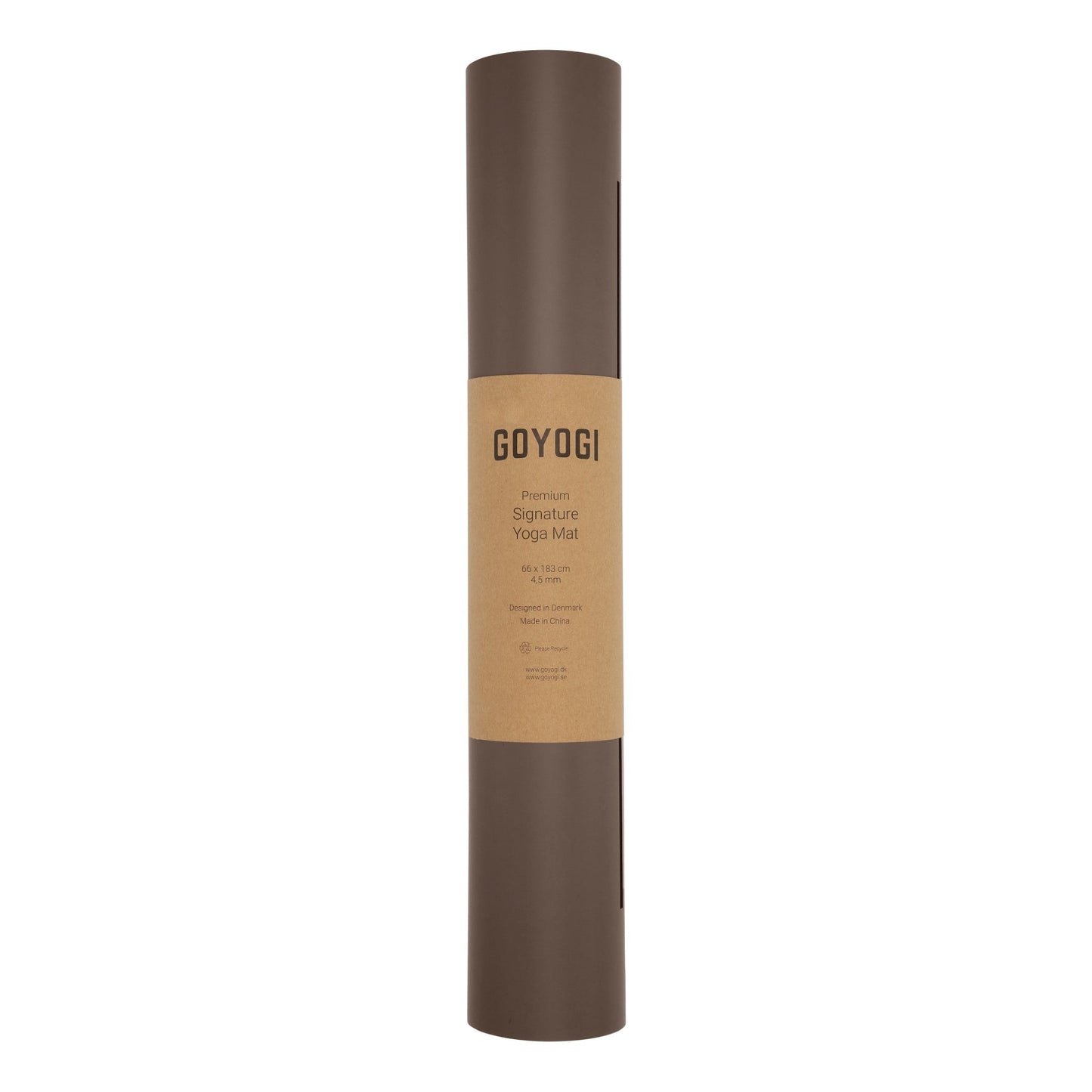 Premium Signature Yoga Mat - Dark Brown