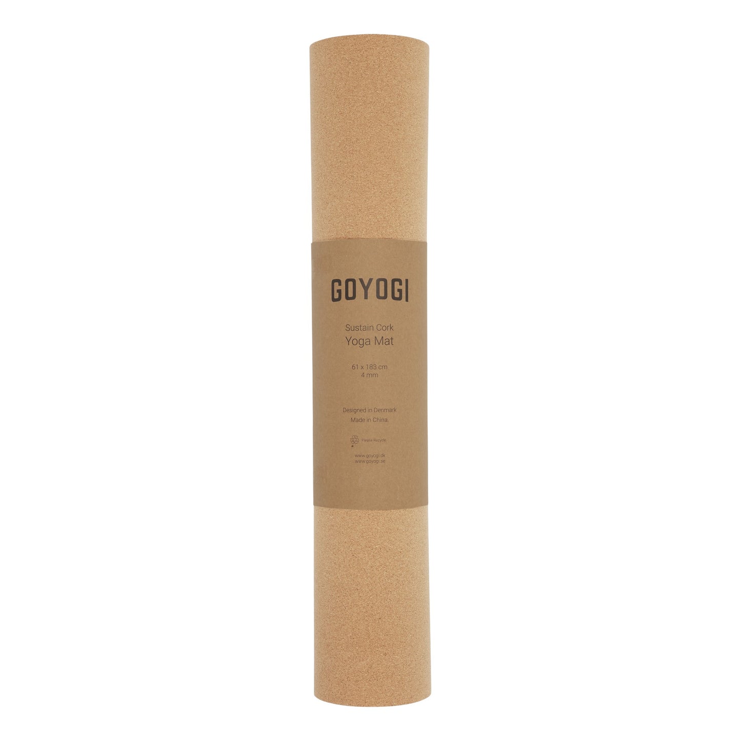 Sustain Cork Yoga Mat - Naturlig kork