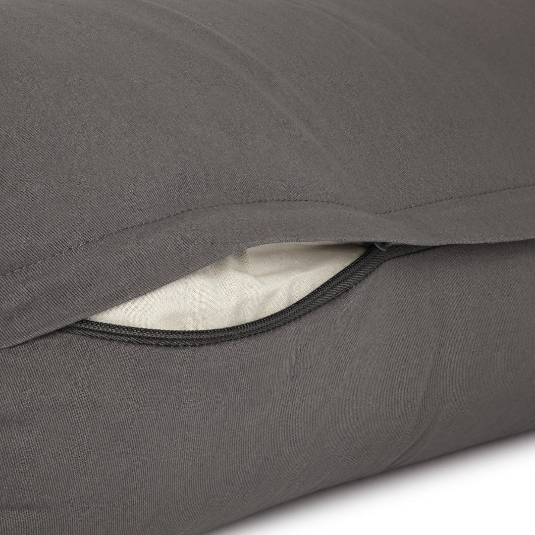 Calm Yoga Bolster - Dark Grey