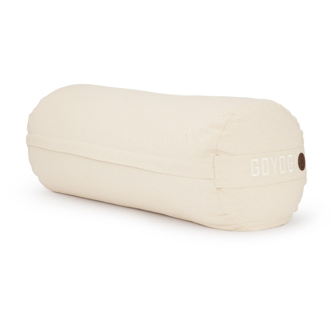 GOYOGI Calm Organic Cotton Yoga Bolster - Natur