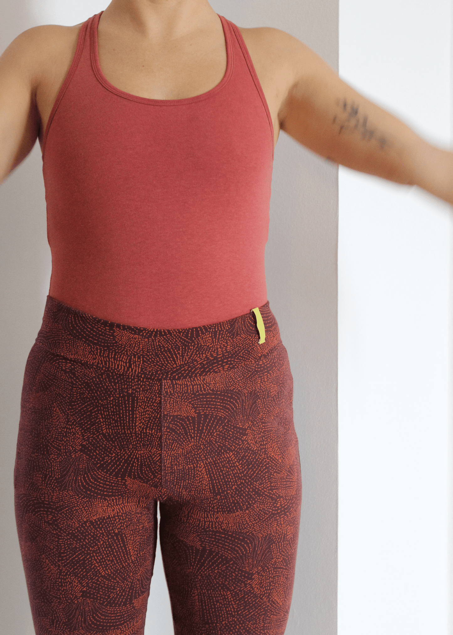 Anjali Yoga Top - Burnt Orange