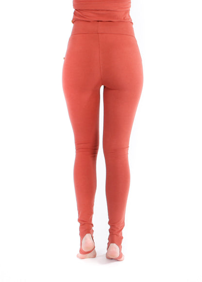 Sadhana Long Tights - Burnt Orange