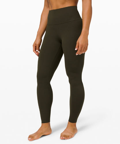 Align Pant Full Length 28" - Olive foncé